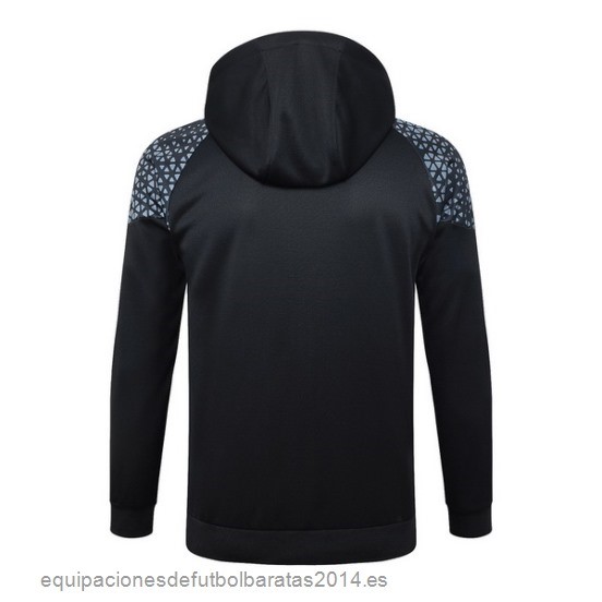 Nuevo Chaqueta Con Capucha AC Milan 23/24 Negro Rojo Baratas